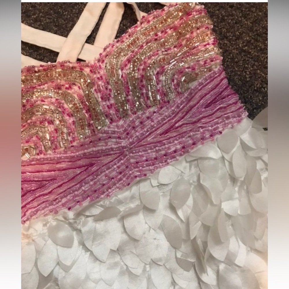 Pink Feather Dress